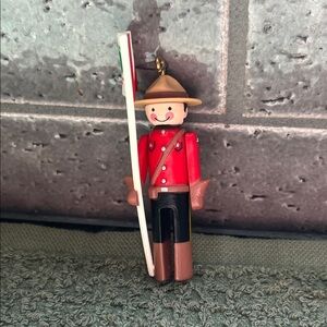 Hallmark 1997 Clothespin Soldier - Keepsake Ornament Canadian Mountie